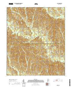 Gaston 2020 topographic map thumbnail