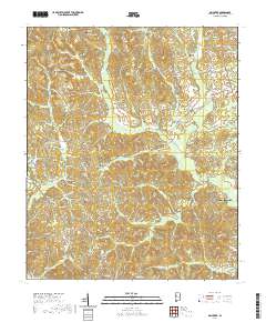 Gin Creek 2020 topographic map thumbnail