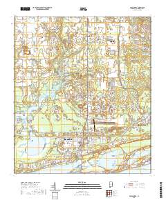 Gulf Shores 2021 topographic map thumbnail