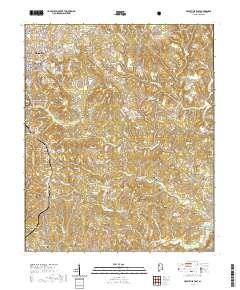 Haleyville East 2021 topographic map thumbnail