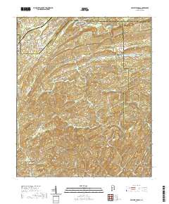 Halfmile Shoals 2020 topographic map thumbnail