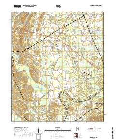 Harpersville 2020 topographic map thumbnail