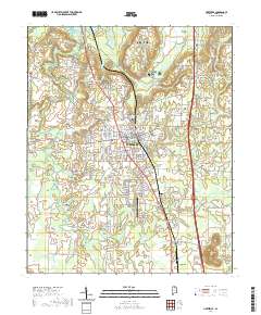Hartselle 2020 topographic map thumbnail
