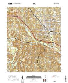 Jasper 2020 topographic map thumbnail