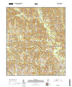 Kushla 2020 topographic map thumbnail