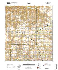 Midland City 2020 topographic map thumbnail
