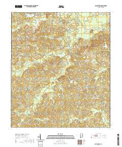 Millry South 2020 topographic map thumbnail