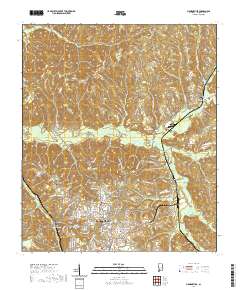Monroeville 2020 topographic map thumbnail