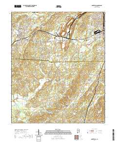 Montevallo 2020 topographic map thumbnail
