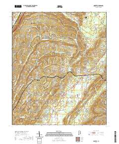 Odenville 2020 topographic map thumbnail