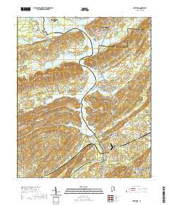 Ohatchee 2020 topographic map thumbnail