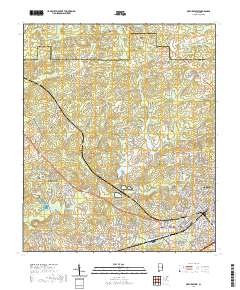 Opelika West 2020 topographic map thumbnail