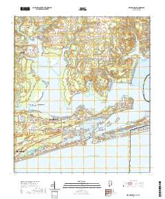Orange Beach 2021 topographic map thumbnail