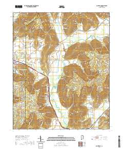 Paint Rock 2020 topographic map thumbnail