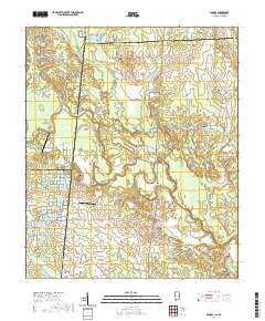 Panola 2020 topographic map thumbnail