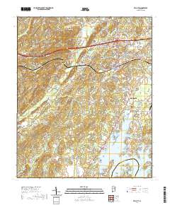 Pell City 2020 topographic map thumbnail