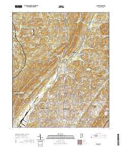 Pinson 2020 topographic map thumbnail