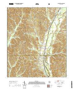 Plantersville 2021 topographic map thumbnail
