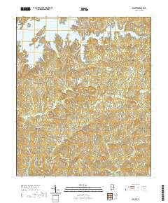 Ponders 2020 topographic map thumbnail