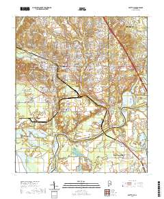 Prattville 2020 topographic map thumbnail