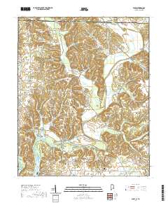 Salem 2020 topographic map thumbnail