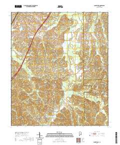 Sandy Ridge 2020 topographic map thumbnail