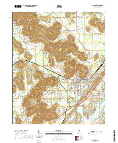 Scottsboro 2020 topographic map thumbnail