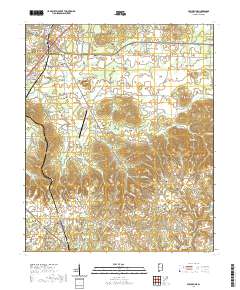 Spruce Pine 2020 topographic map thumbnail