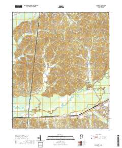 Sulligent 2020 topographic map thumbnail