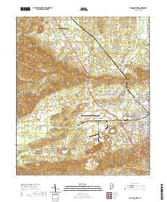 Sylacauga West 2020 topographic map thumbnail