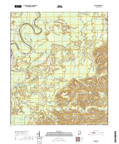 Tensaw 2020 topographic map thumbnail