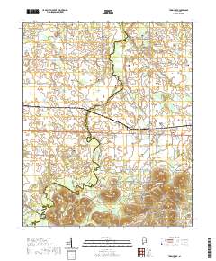 Town Creek 2020 topographic map thumbnail