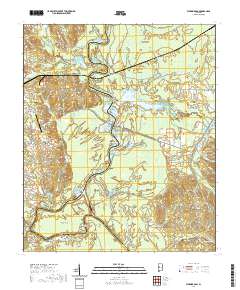 Warrior Dam 2020 topographic map thumbnail