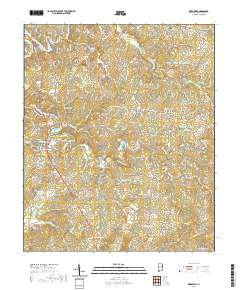 Wedowee 2020 topographic map thumbnail