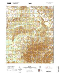 Weisner Mountain 2020 topographic map thumbnail