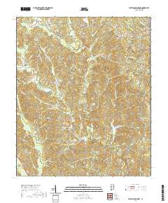West Blocton West 2020 topographic map thumbnail