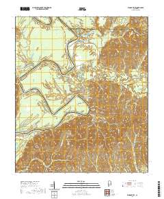 Woods Bluff 2020 topographic map thumbnail