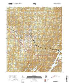 Alexander City 2020 topographic map thumbnail