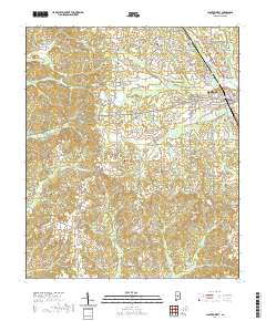 Clanton West 2020 topographic map thumbnail