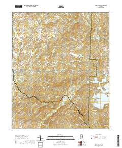 Lineville East 2020 topographic map thumbnail