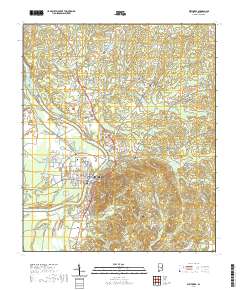 Wetumpka 2020 topographic map thumbnail