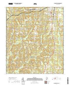 Bay Minette South 2020 topographic map thumbnail