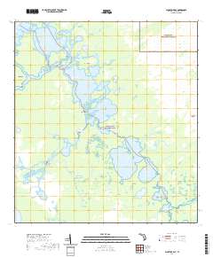 Alligator Bay 2021 topographic map thumbnail