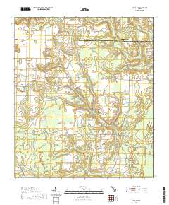 Altha East 2021 topographic map thumbnail