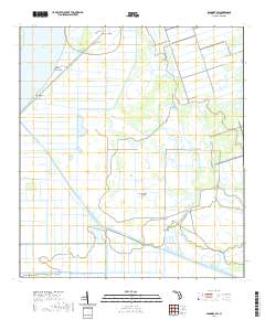 Basinger SW 2021 topographic map thumbnail