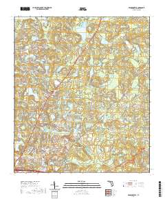 Bradfordville 2021 topographic map thumbnail