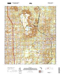 Brooksville 2021 topographic map thumbnail