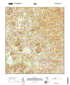 Brooksville SE 2021 topographic map thumbnail
