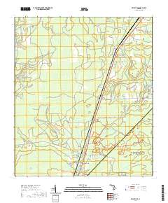 Bryceville 2021 topographic map thumbnail