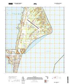 Cape Canaveral 2021 topographic map thumbnail